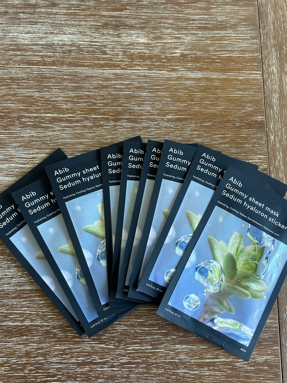 9 Abib Gummy Sheet Masks- Sedum Hyaluron Sticker